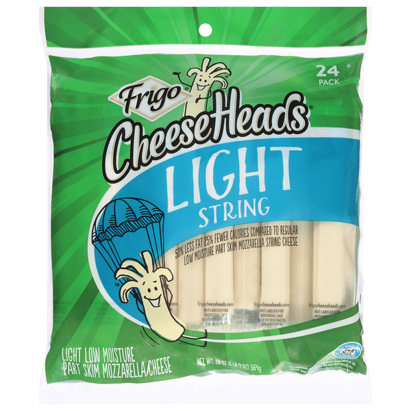 Frigo Cheese Heads Light Mozzarella String Cheese