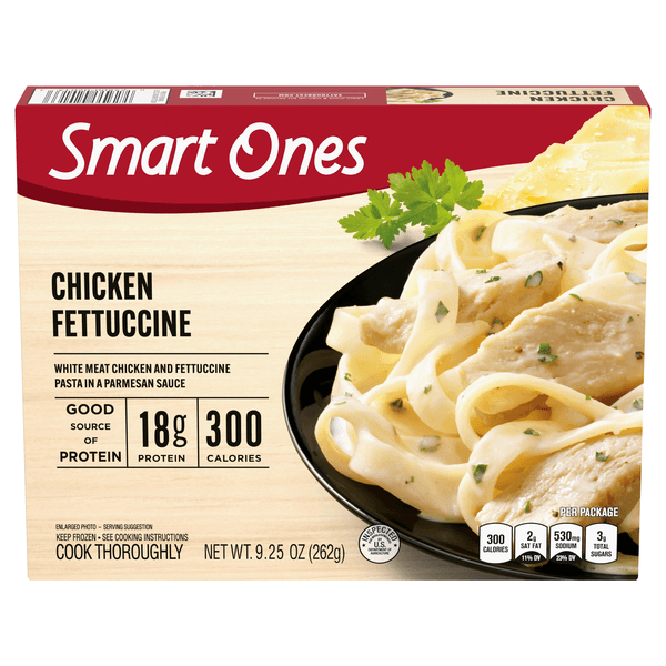 Smart Ones Chicken Fettuccine With Parmesan Sauce  Meal