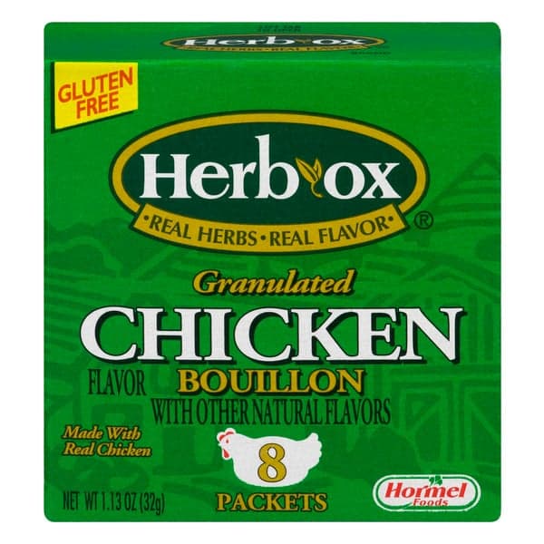 Herb-Ox Bouillon Packets Chicken Gluten Free