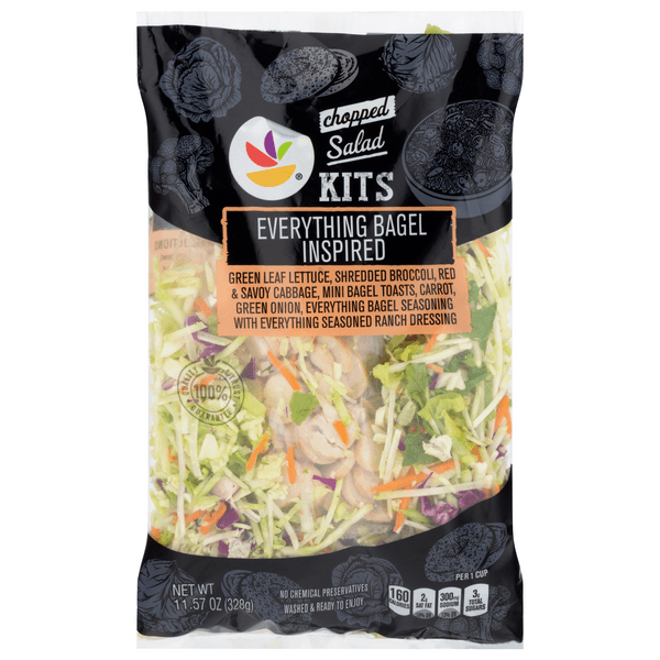 Stop & Shop Chopped Salad Kit Everything Bagel Inspired