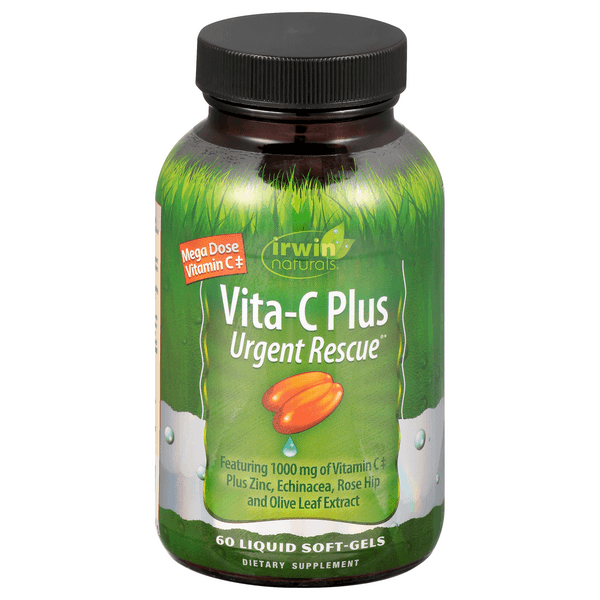 Irwin Naturals Vita C Plus Urgent Rescue Soft-Gels