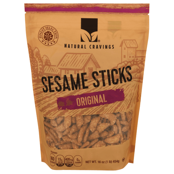 Natural Cravings Sesame Sticks Original