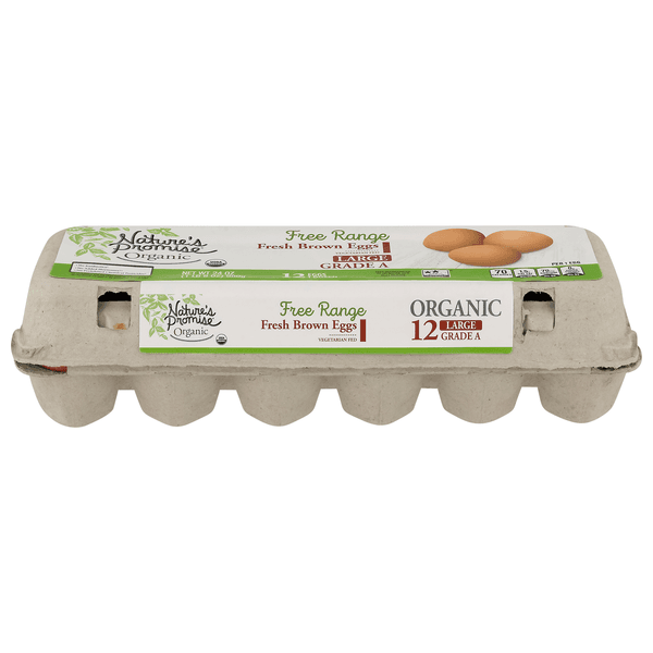 Nature'S Promise Organic Free Range Grade A Large Brown Eggs