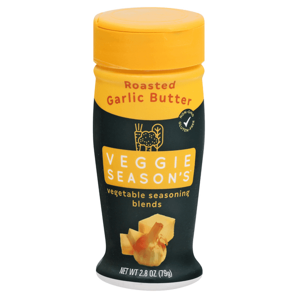 Veggie Seasons Vegetable Seasoning Blends Roasted Garlic Butter