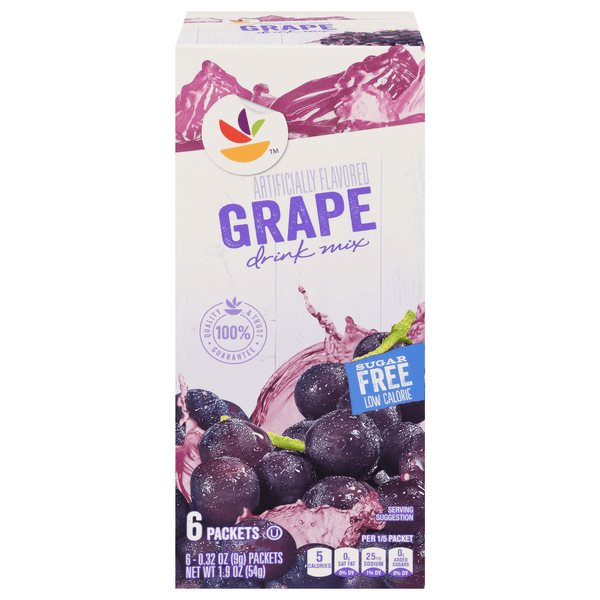 Stop & Shop Drink Mix Grape Sugar Free