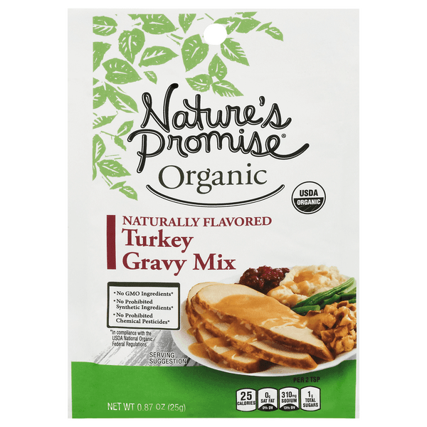 Nature'S Promise Organic Gravy Mix Packet Turkey