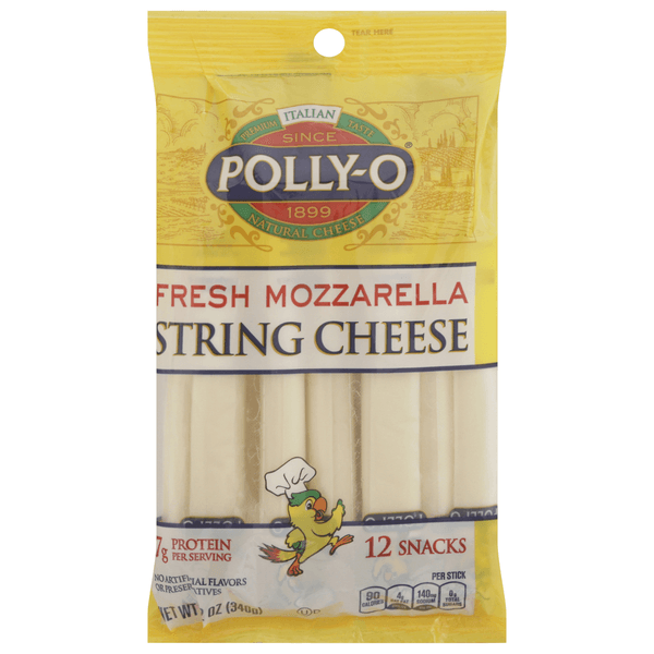 Polly-O Fresh Mozzarella String Cheese