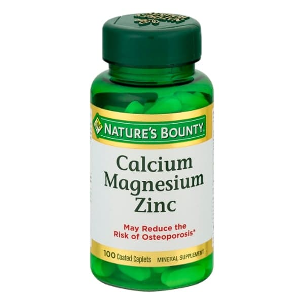 Nature'S Bounty Calcium Magnesium Zinc Caplets