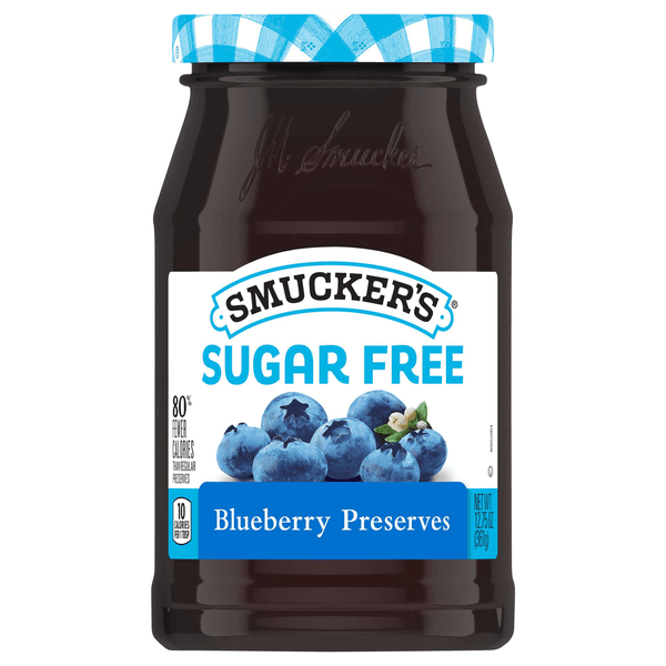 Smuckers Sugar Free Preserves Blueberry
