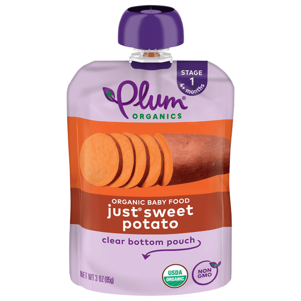 Plum Organics Stage 1 Baby Food Just Sweet Potato Organic