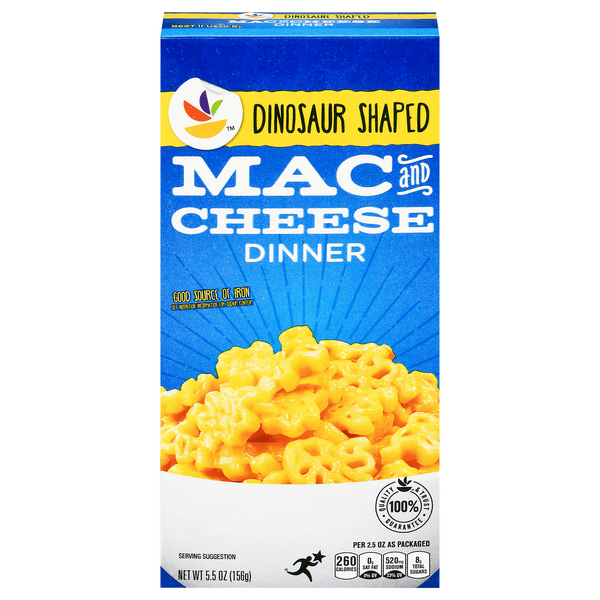Stop & Shop Macaroni & Cheese Dinner Dinosaur Shaped