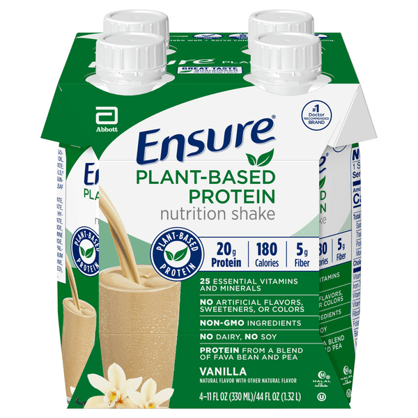 Ensure Nutrition Shake Plant-Based Protein Vanilla