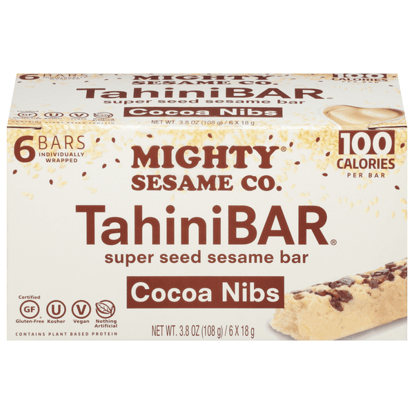 Mighty Sesame Co. Tahini Bar Cocoa Nibs