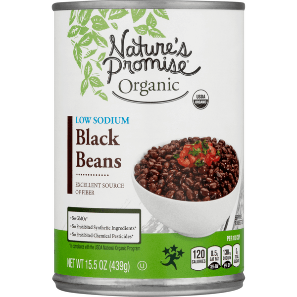 Nature'S Promise Organic Black Beans Low Sodium