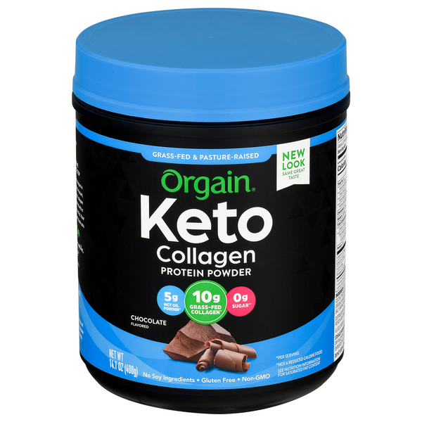 Is it Wheat Free? Orgain Keto Protein Powder Ketogenic Collagen With Mct Oil Chocolate