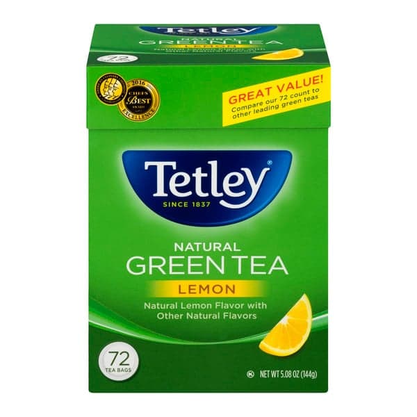 Tetley Natural Lemon Green