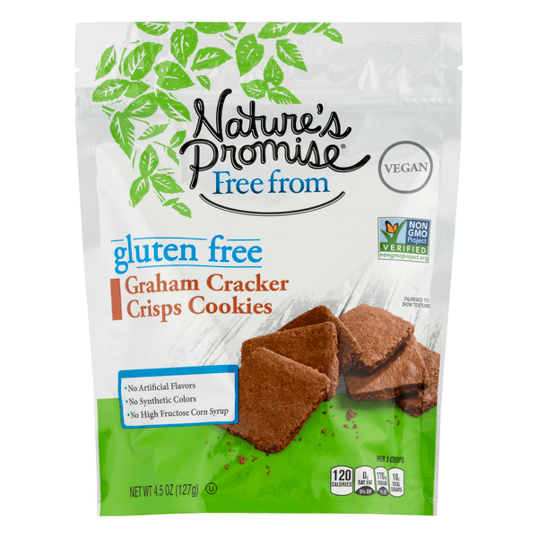 Nature'S Promise Free From Cookies Crisps Graham Cracker Gluten Free