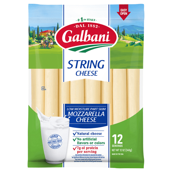 Galbani Stringsters Cheese High In Calcium