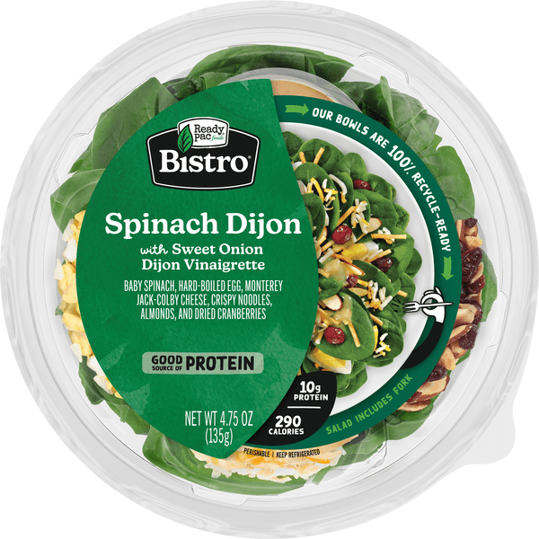 Ready Pac Bistro Bowl Spinach Dijon Salad