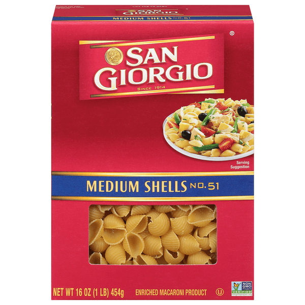 San Giorgio Shells Pasta Medium