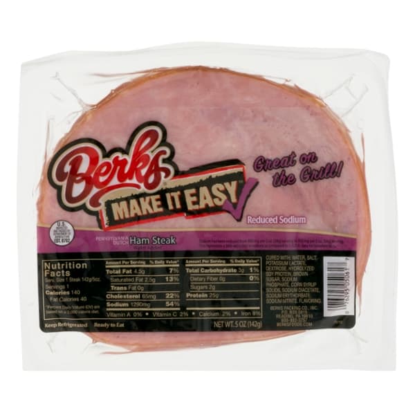 Berks Pennsylvania Dutch Ham Steak Reduced Sodium