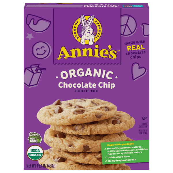 Annie'S Homegrown Cookie Mix Chocolate Chip Organic