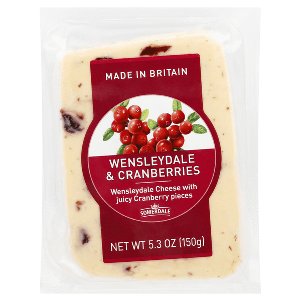 Wensleydale Cheese With Cranberries