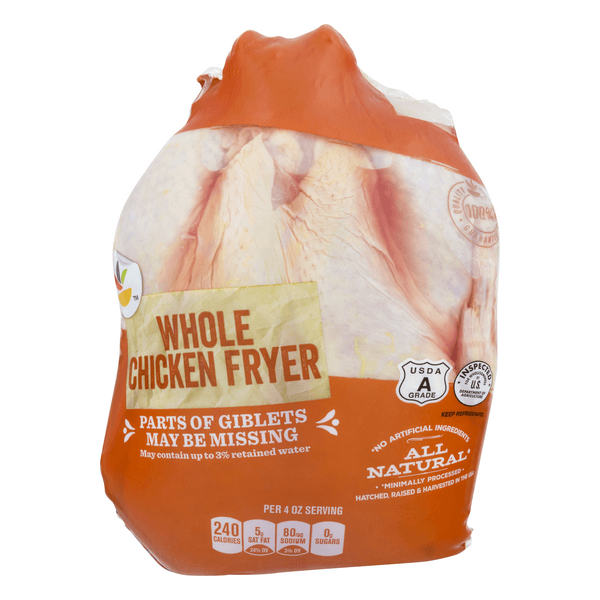 Stop & Shop All Natural Whole Chicken Fryer Fresh