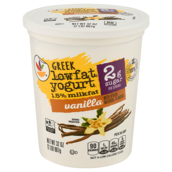 Stop & Shop Low Fat Vanilla Greek Yogurt