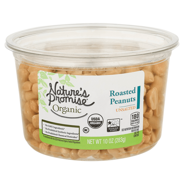 Nature'S Promise Organic Peanuts Roasted Unsalted