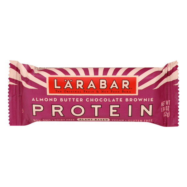 Larabar Plant Based Protein Bar Almond Butter Chocolate Brownie