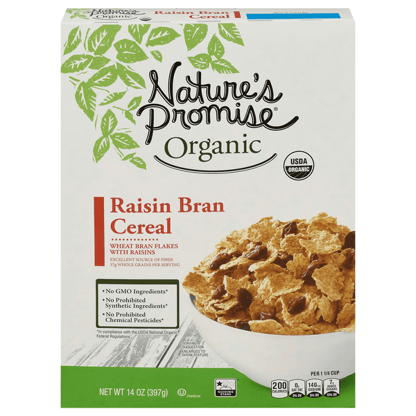 Nature'S Promise Organic Raisin Bran Cereal