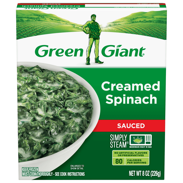 Green Giant Steamed Creamed Spinach