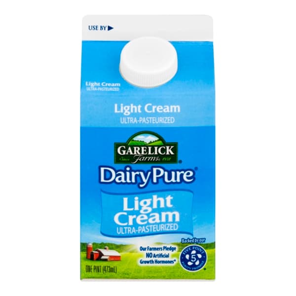 Garelick Farms Cream Light Ultra Pasteurized All Natural