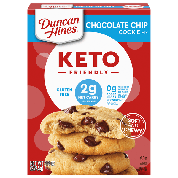 Is it Oats Free? Duncan Hines Keto Friendly Chocolate Chip Cookie