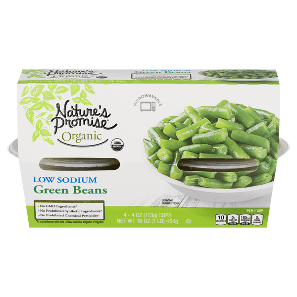 Nature'S Promise Organic Green Beans Low Sodium