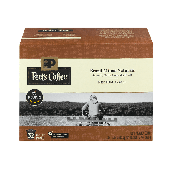 Peet'S Coffee Brazil Minas Naturais Medium Roast K
