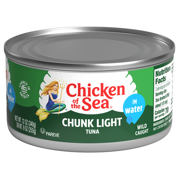 Chicken Of The Sea Chunk Light Tuna In Water Chunk Style