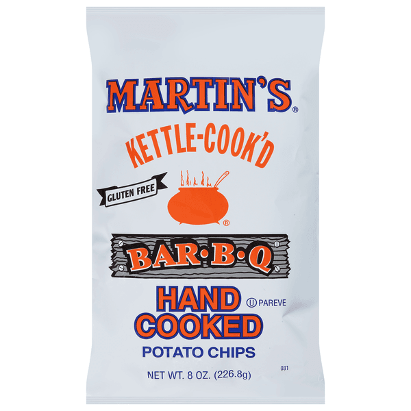 Martin'S Kettle Cook'D Potato Chips Hand Cooked Bar-B-Q