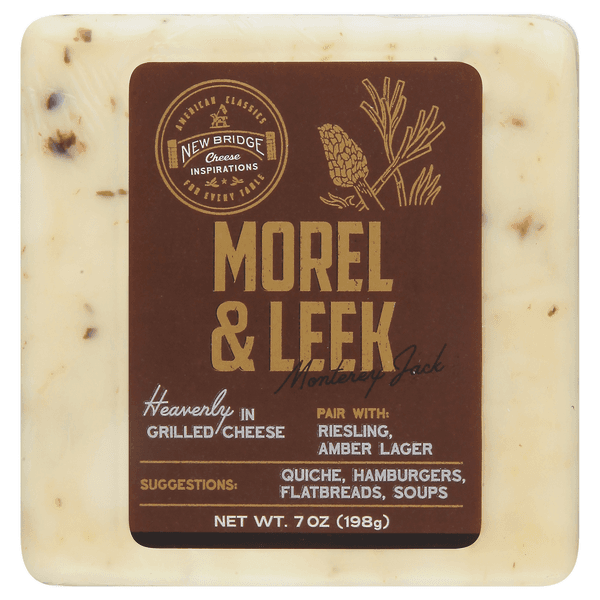 New Bridge Cheese Inspirations Morel & Leek Monterey Jack Cheese