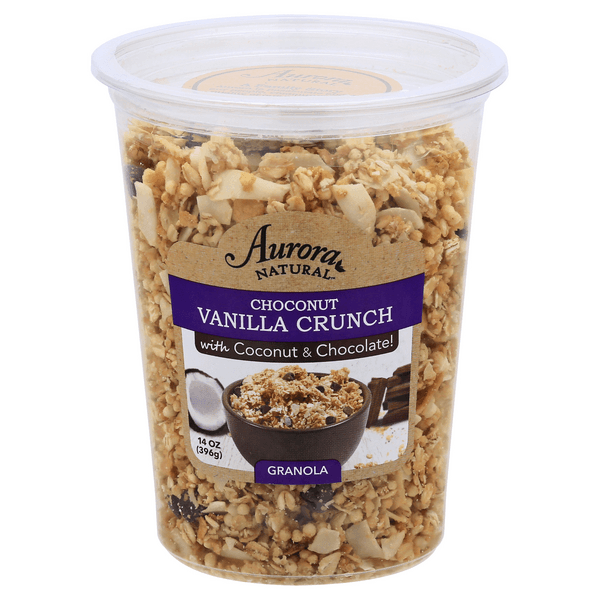 Aurora Natural Granola Choconut Vanilla Crunch With Coconut & Chocolate