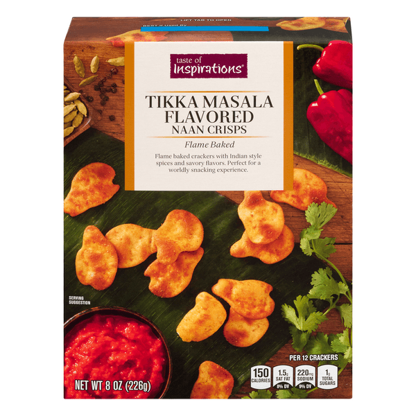 Taste Of Inspirations Naan Crackers Tikka Masala