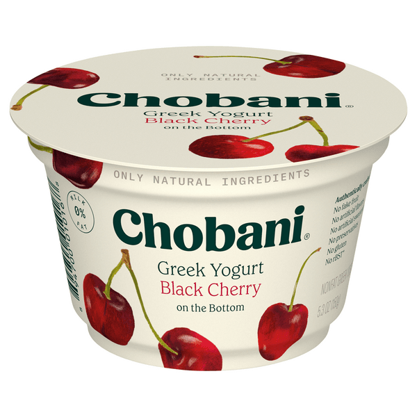 Is it Vegetarian? Chobani 0% Greek Yogurt With Black Cherry On The Bottom