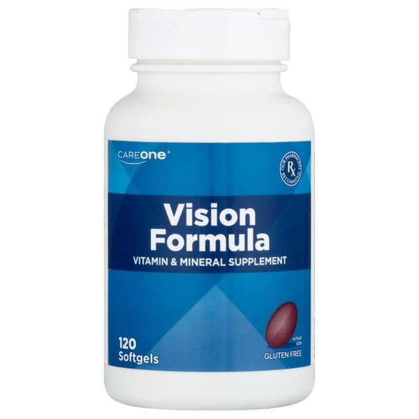 Careone Vision Formula Softgels Gluten Free