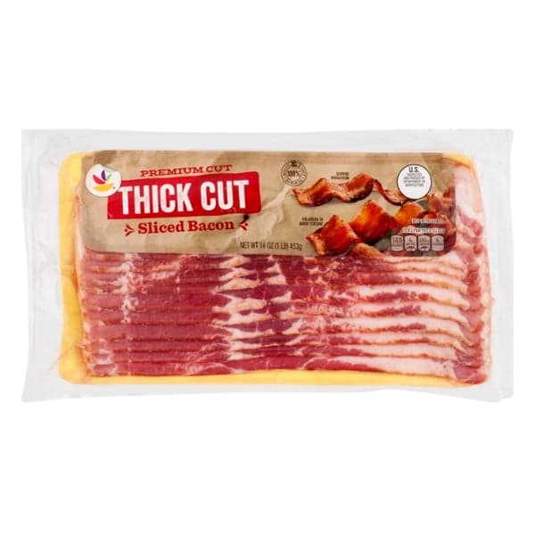 Premium Cut Thick Cut Sliced Bacon