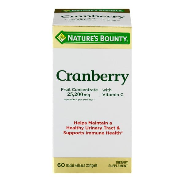 Nature'S Bounty Dietary Supplement Cranberry Rapid Release Softgels