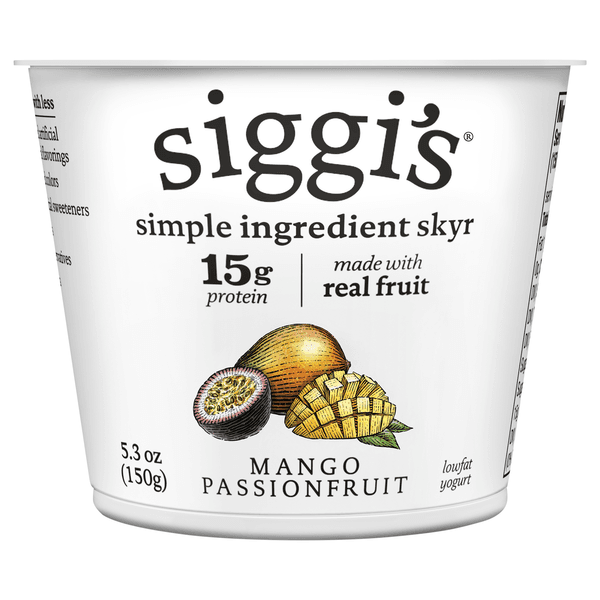 Siggi'S Mango Passionfruit Icelandic Skyr Lowfat Yogurt