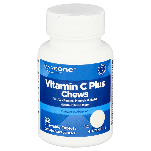 Careone Vitamin C Plus Chews Citrus Flavor Chewable