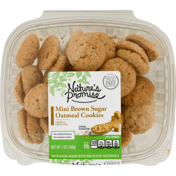 Nature'S Promise Mini Brown Sugar Oatmeal Cookies