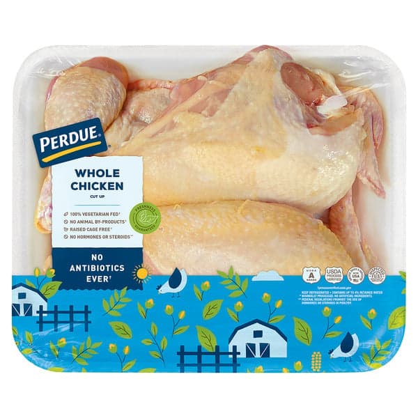 Perdue Chicken Whole Cut-Up All Natural Fresh